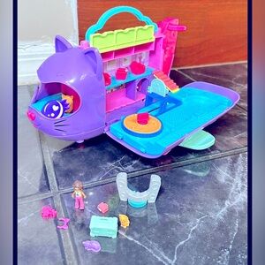 Polly Pocket Kitty Airways Airplane Playset
